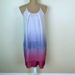 Acne Satya Ombré Silk Slip Dress Size 38